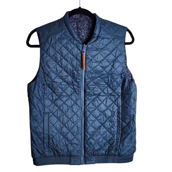 Timberland boys vest blue reversible zip up L - Picture 3 of 5
